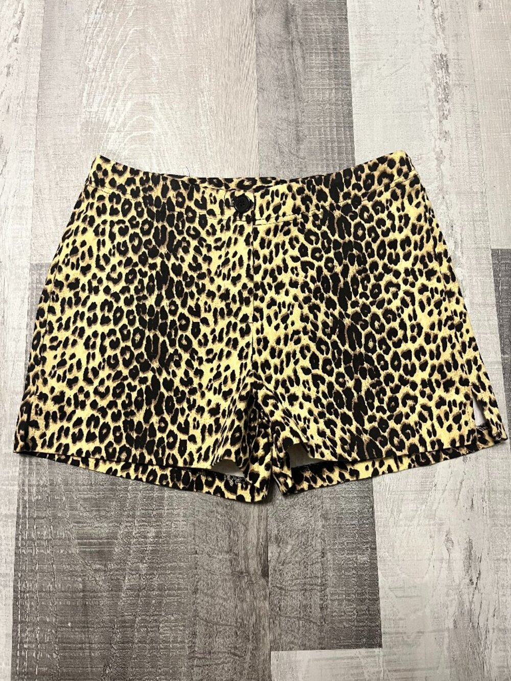 Y2K Leopard Print Stretch Shorts – Size 9 | I.L.U Clothing Company